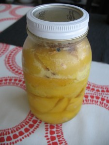 homemade preserved lemons