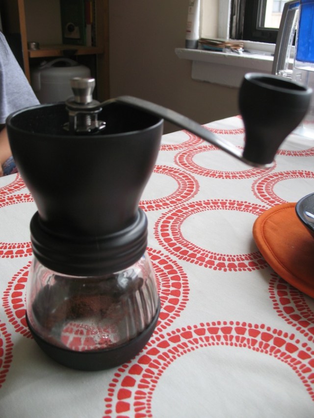 my hand grinder.  Kyocera.