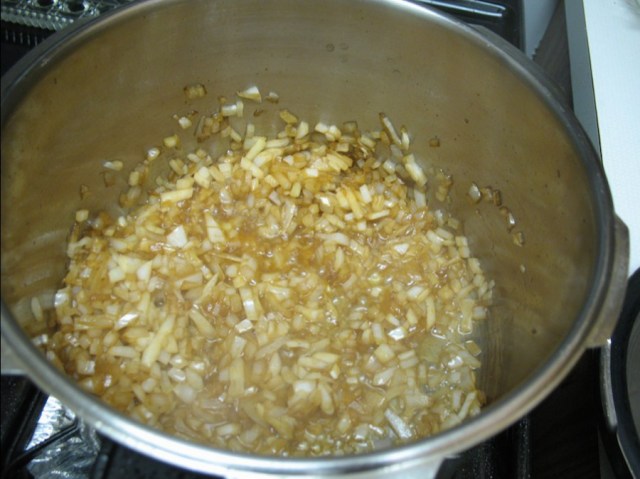 use onions to deglaze the pan